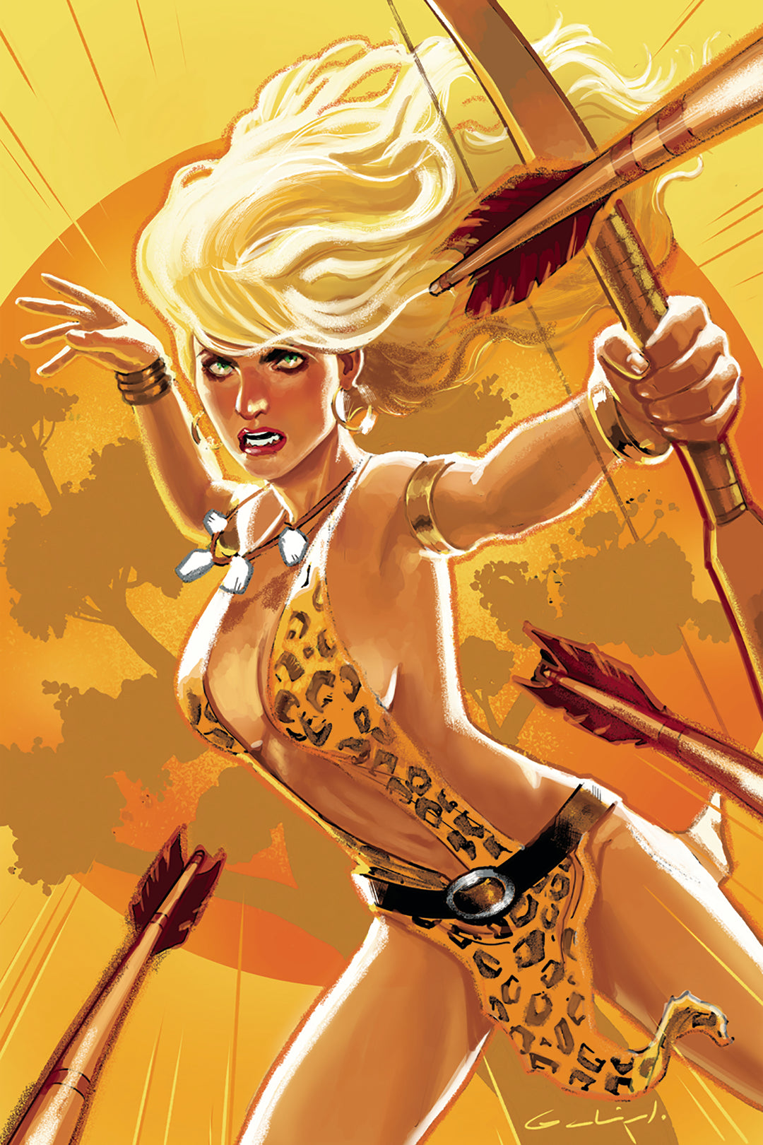 Sheena #10 Cover G 1:25 Galindo Virgin Variant