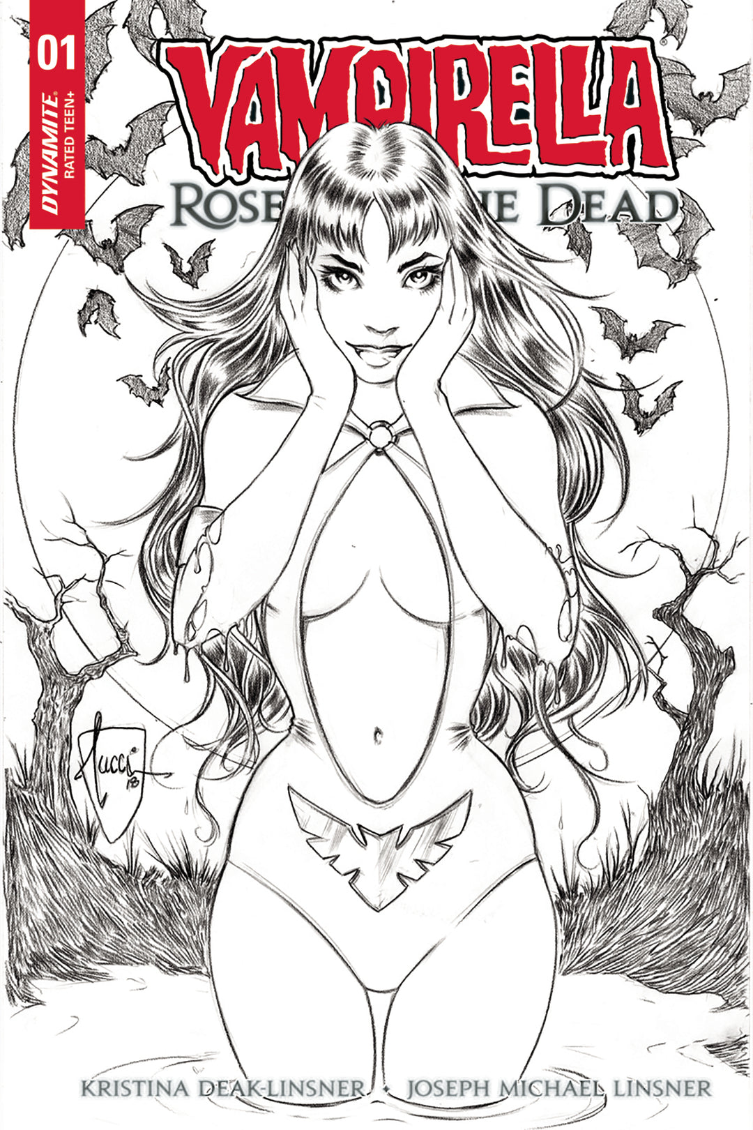 Vampirella Roses For Dead #1 (Of 5) Cover D 1:20 Variant Tucci