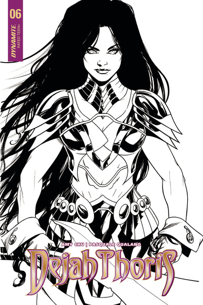 Dejah Thoris #6 Cover D 1:10 Qualano B&W Variant