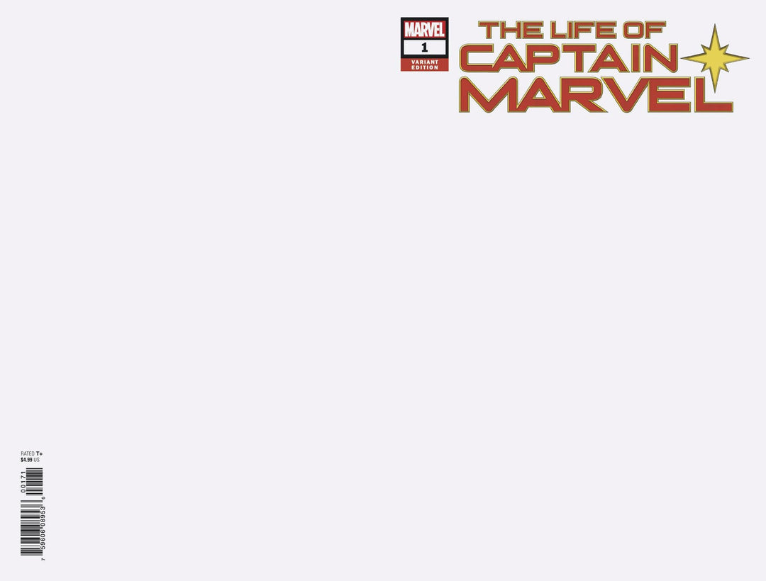 Life Of Captain Marvel #1 (Of 5) Blank Variant