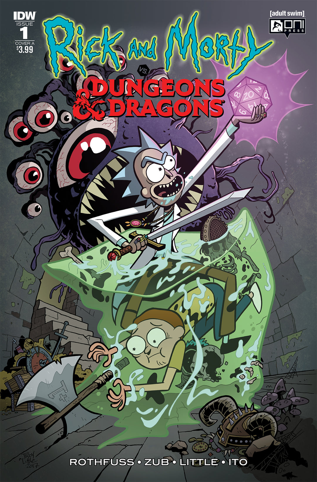 Rick & Morty Vs Dungeons & Dragons #1 (Of 4) Cover A Little (C