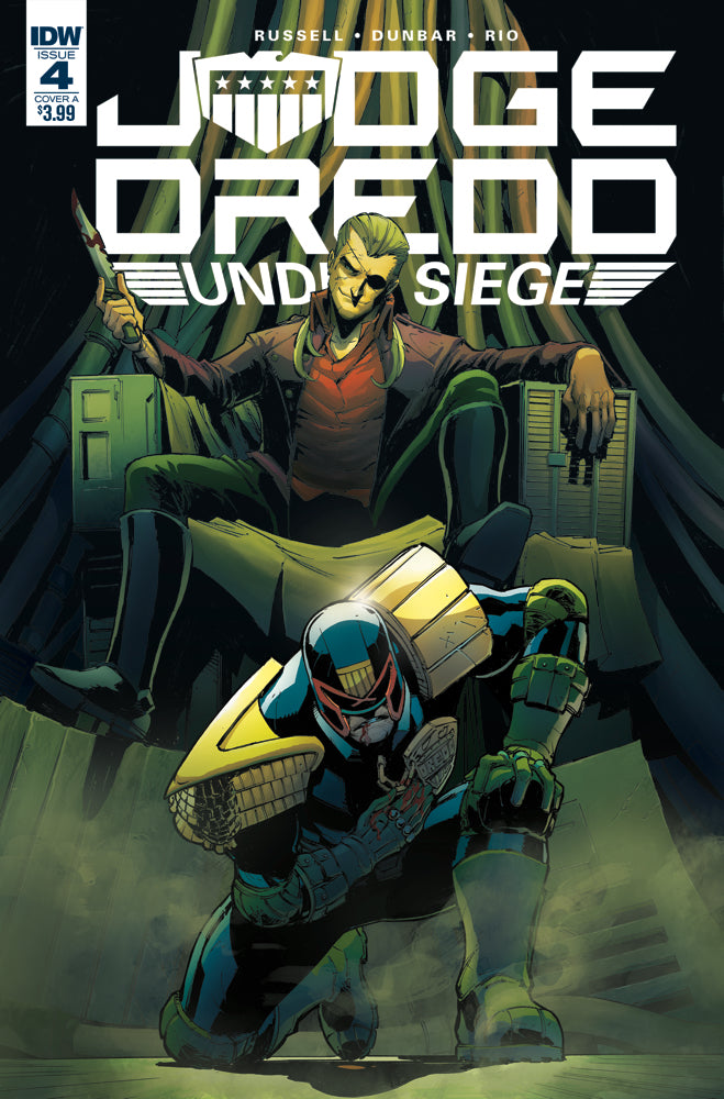 Judge Dredd Under Siege #4 (Of 4) Cover A Dunbar