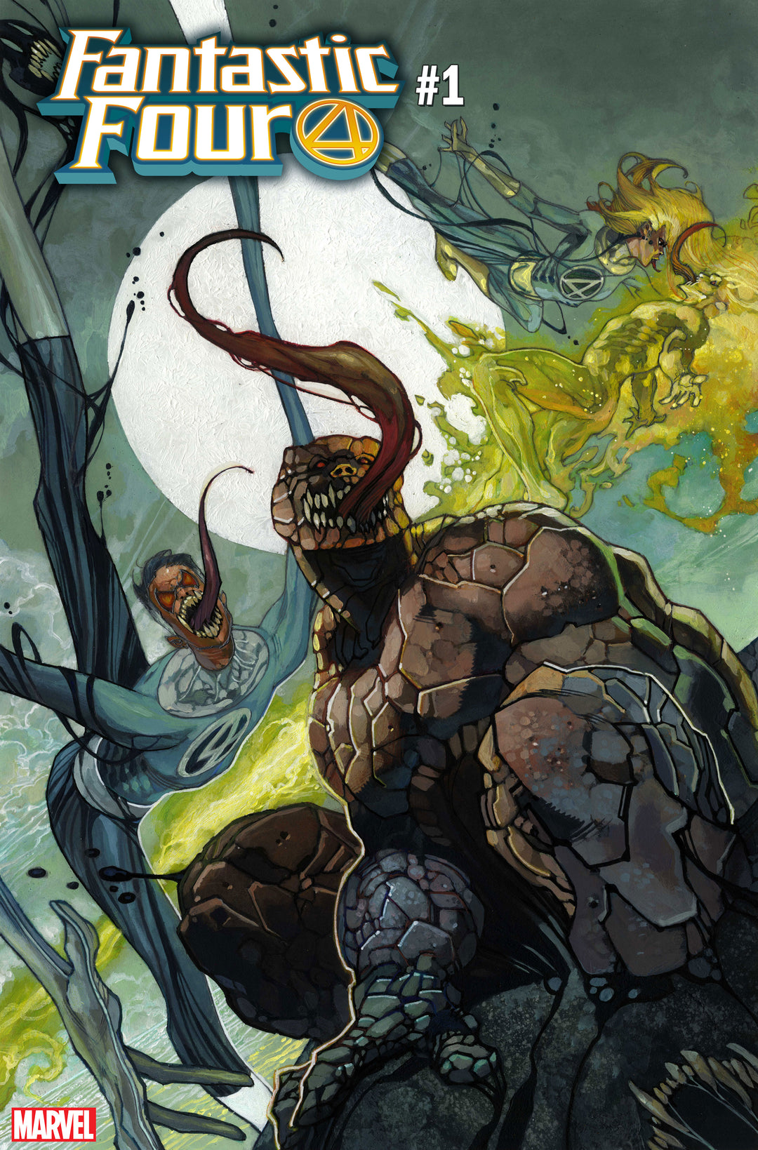 Fantastic Four #1 Bianchi Venomized Party Variant