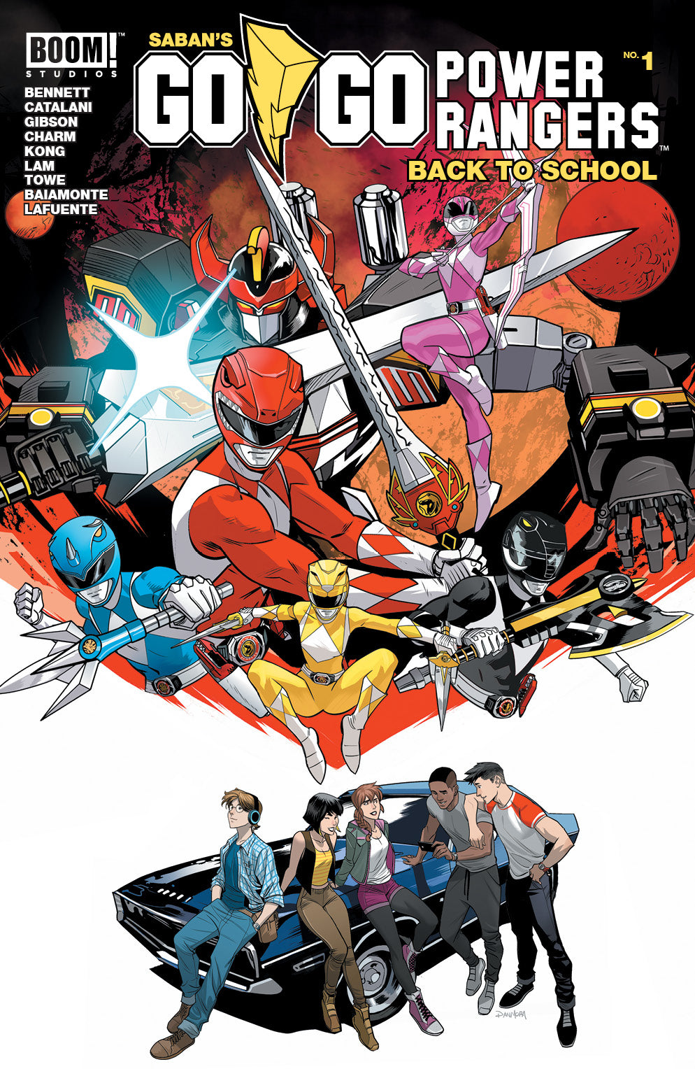 Go Go Power Rangers Back To School #1 Main