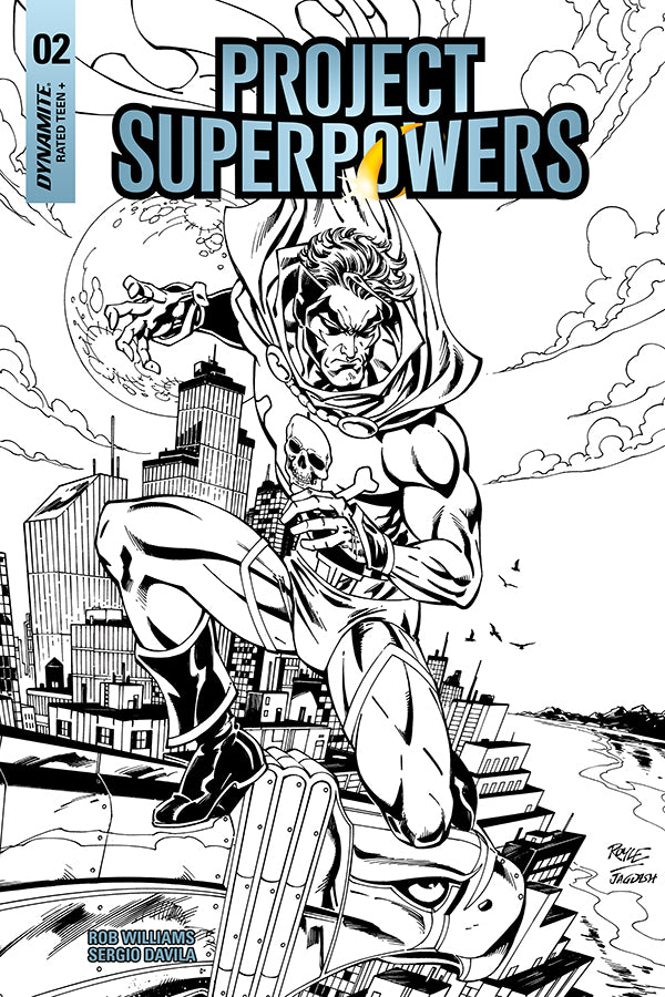 Project Superpowers #2 1:20 Royle B&W Variant