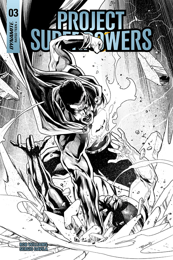 Project Superpowers #3 1:20 Segovia B&W Variant