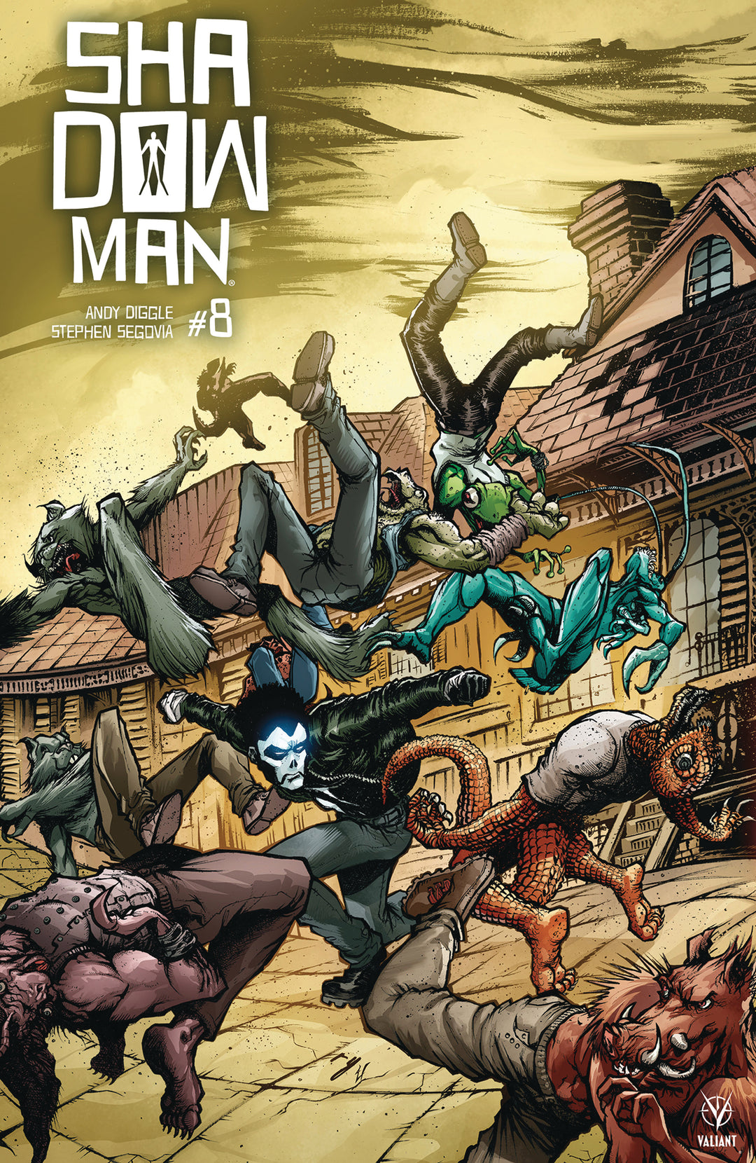 Shadowman (2018) #8 (New Arc) Cover D 1:20 Variant Interlockin