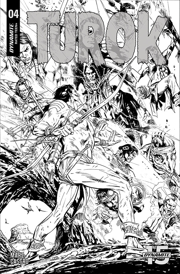 Turok #4 1:20 Guice B&W Variant