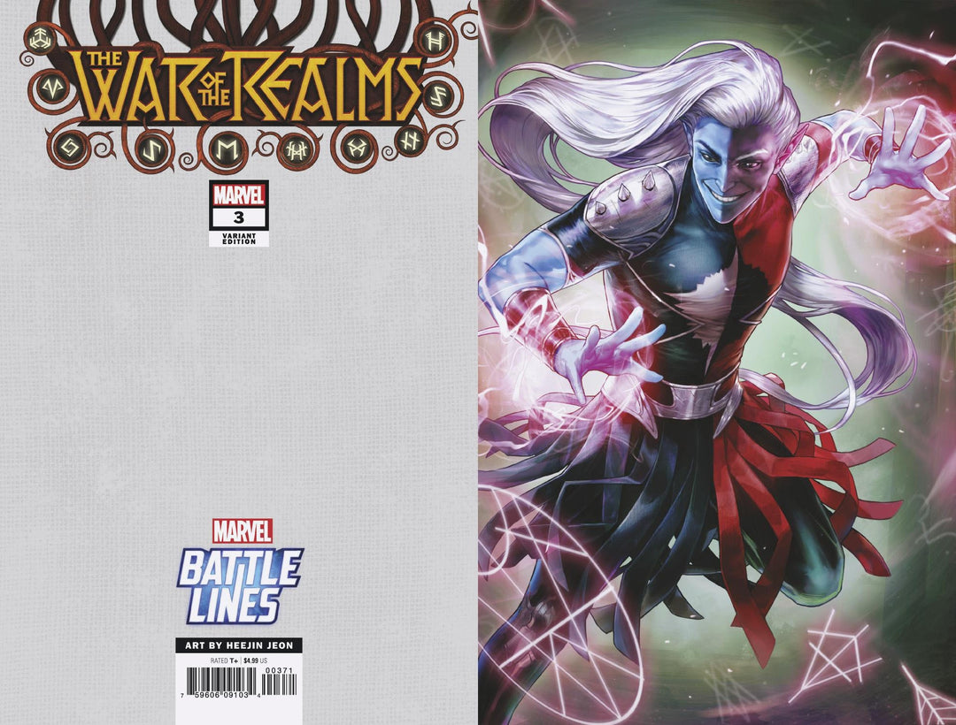 War Of Realms #3 (Of 6) Heejin Jeon Marvel Battle Lines Variant