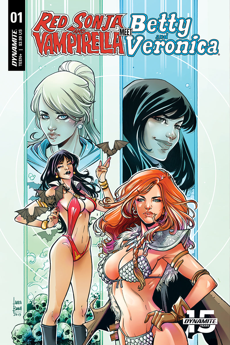 Red Sonja Vampirella Betty Veronica #1 Cover E Braga