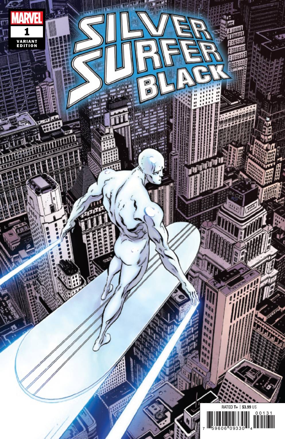 Silver Surfer Black #1 (Of 5) 1:100 Zeck Hidden Gem Variant