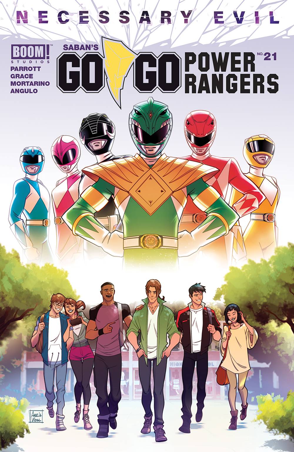 Go Go Power Rangers #21 Cover A Main Vidal (C: 1-0-0)