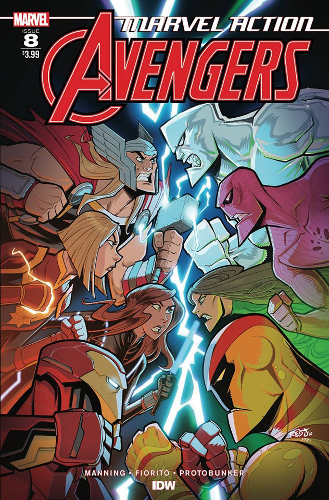 Marvel Action Avengers #8 Sommariva