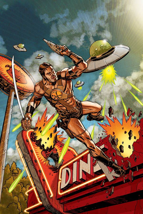 Warlord Of Mars Attacks #3 1:30 Johnson Virgin Variant