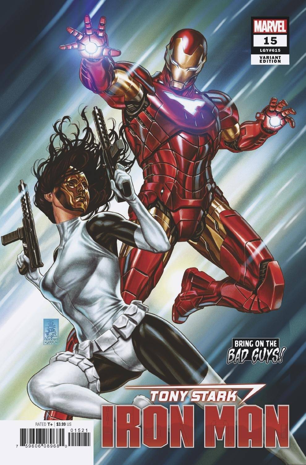 Tony Stark Iron Man #15 Brooks Bobg Variant