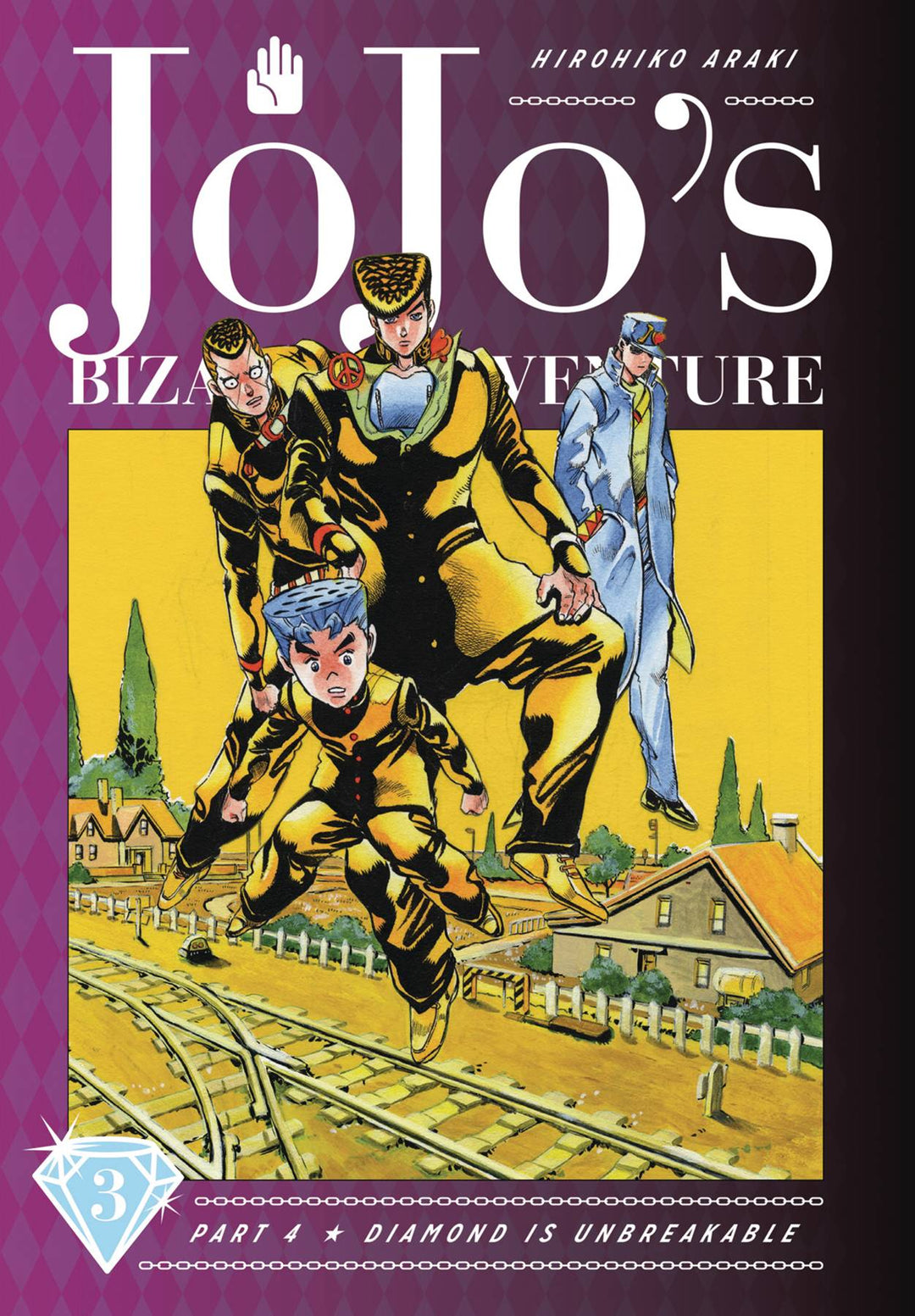 Jojo's Bizarre Adventure 4 Diamond Is Unbreakable Hardcover Vol 03