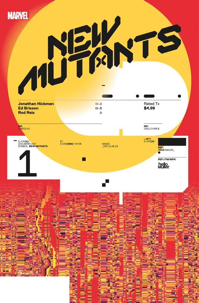 New Mutants #1 Muller Design Variant