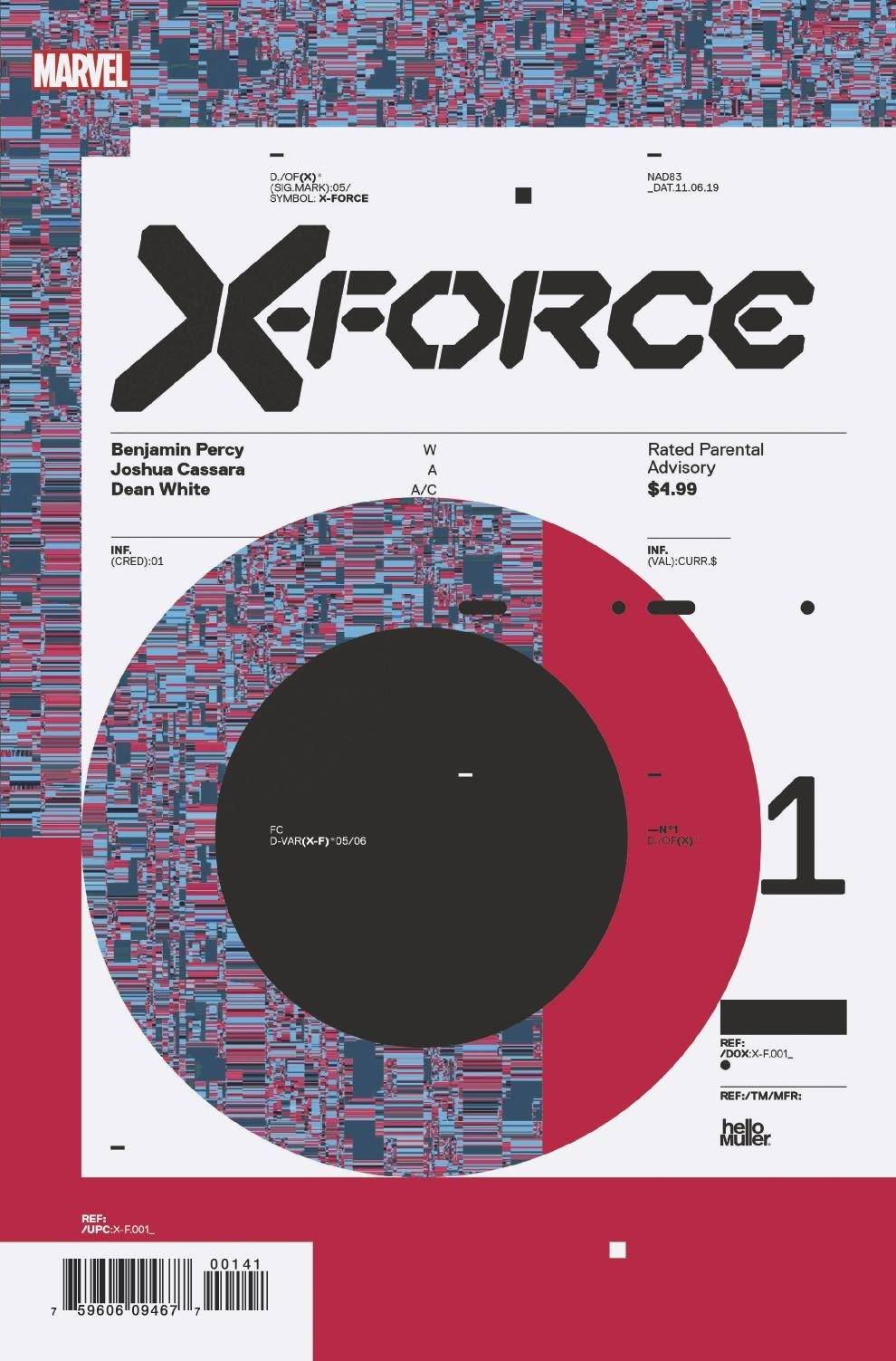 X-Force #1 Muller Design Variant