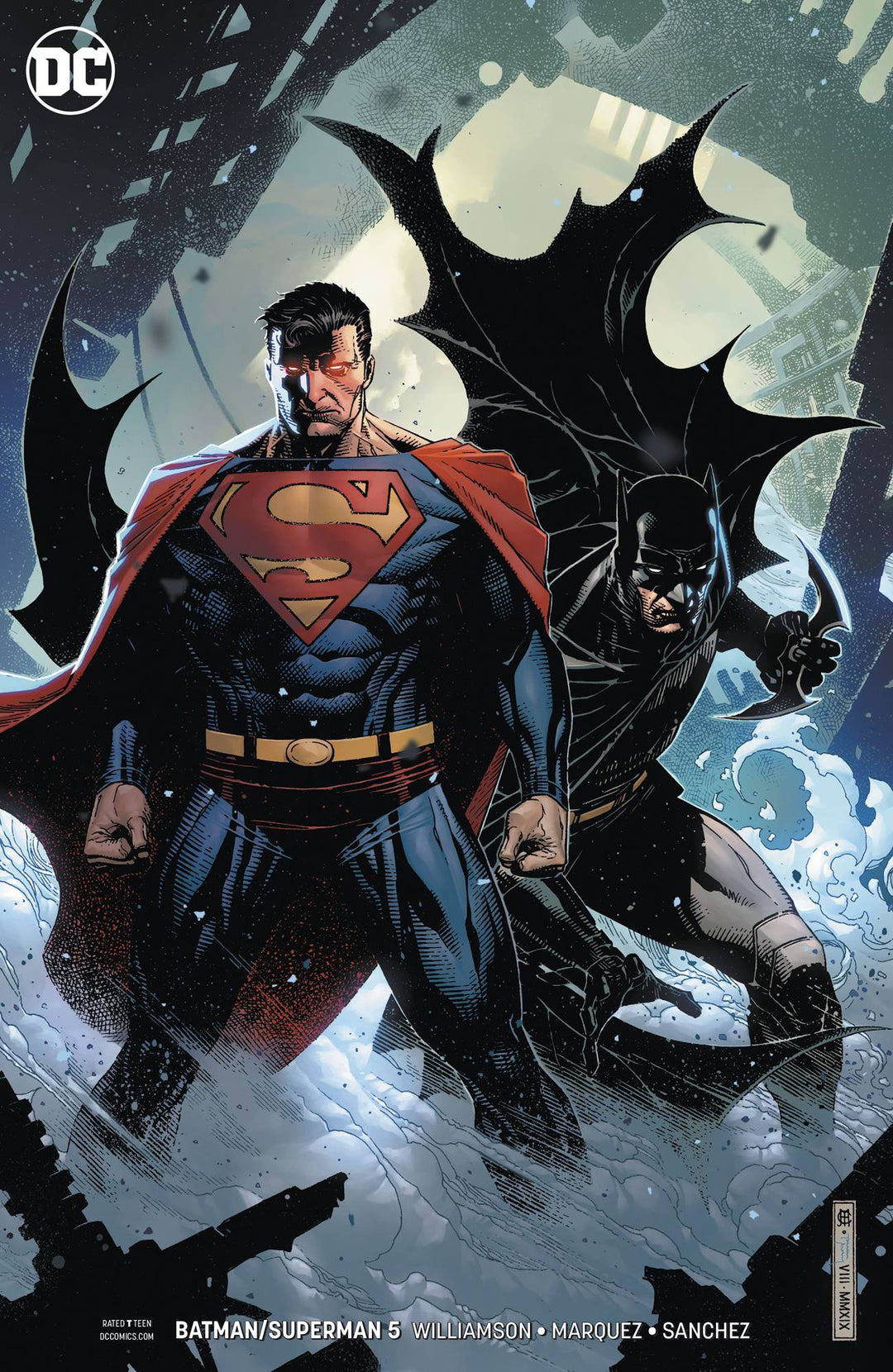 Batman Superman #5 Card Stock Variant Edition