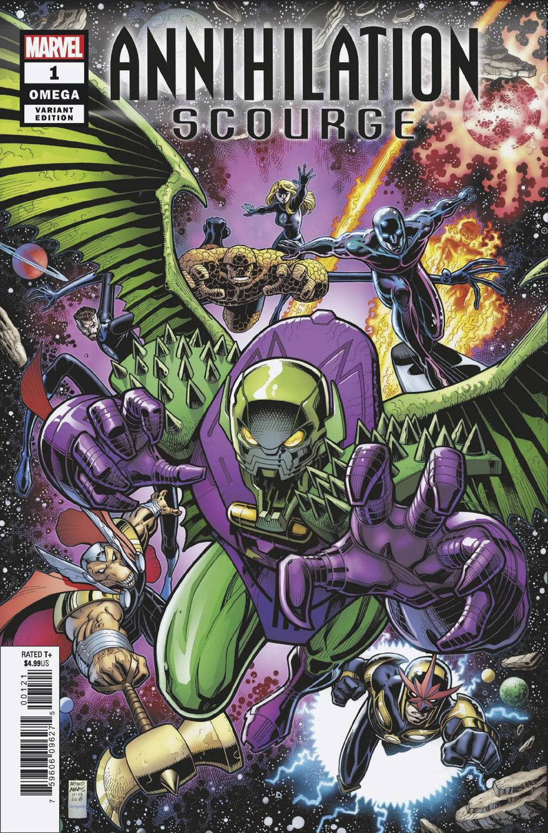 Annihilation Scourge Omega #1 Art Adams Variant