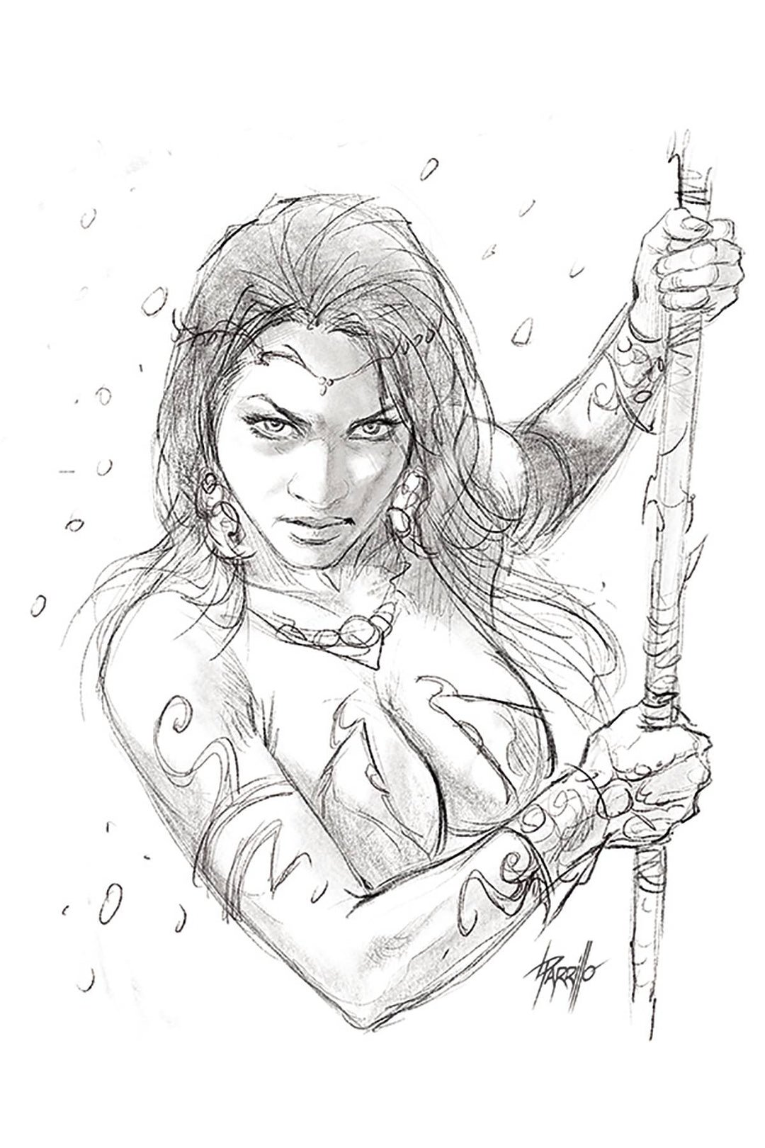 Dejah Thoris (2019) #1 1:40 Parrillo Pencil Variant