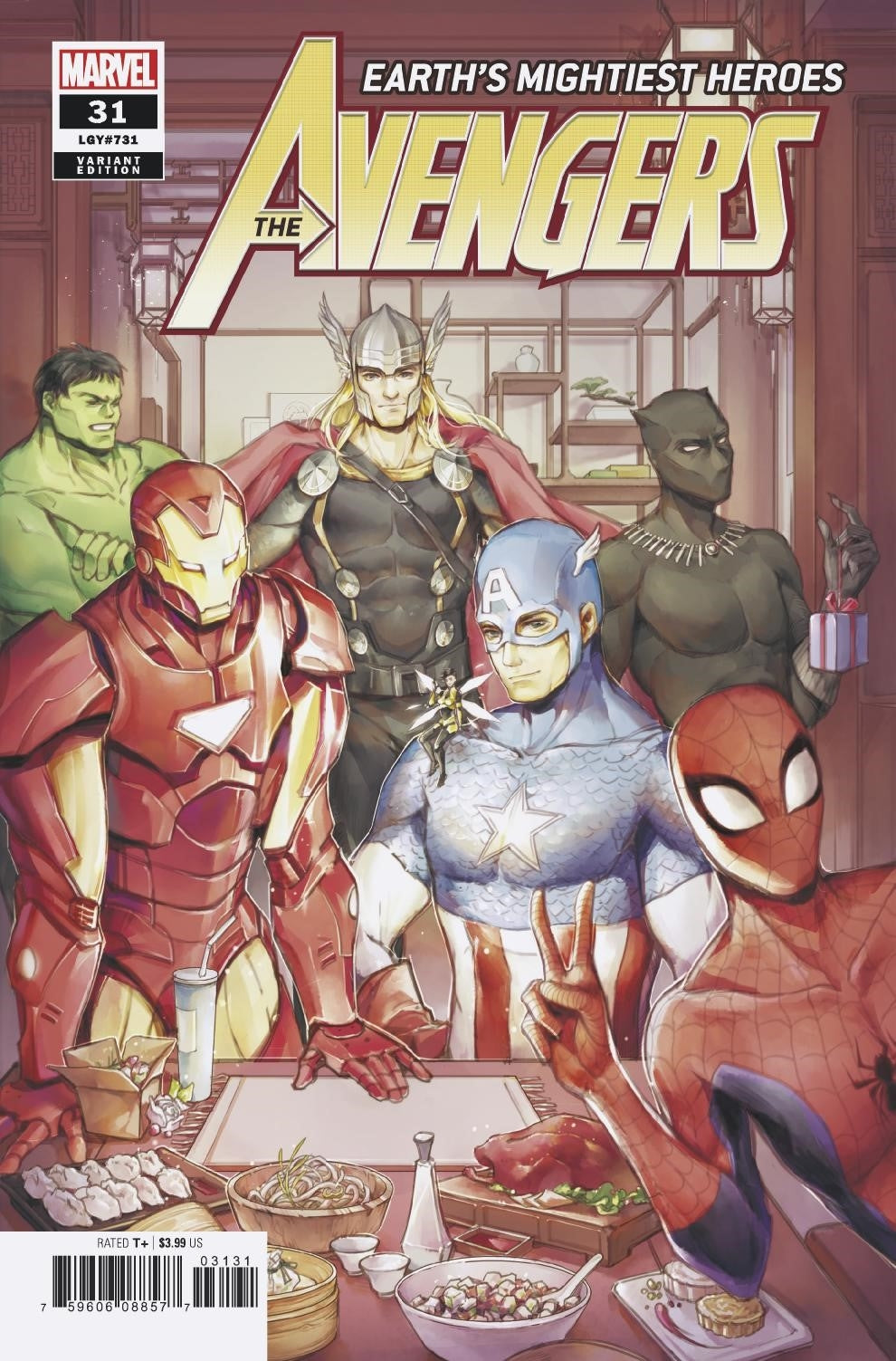 Avengers #31 Tianqi Hu Chinese New Year Var