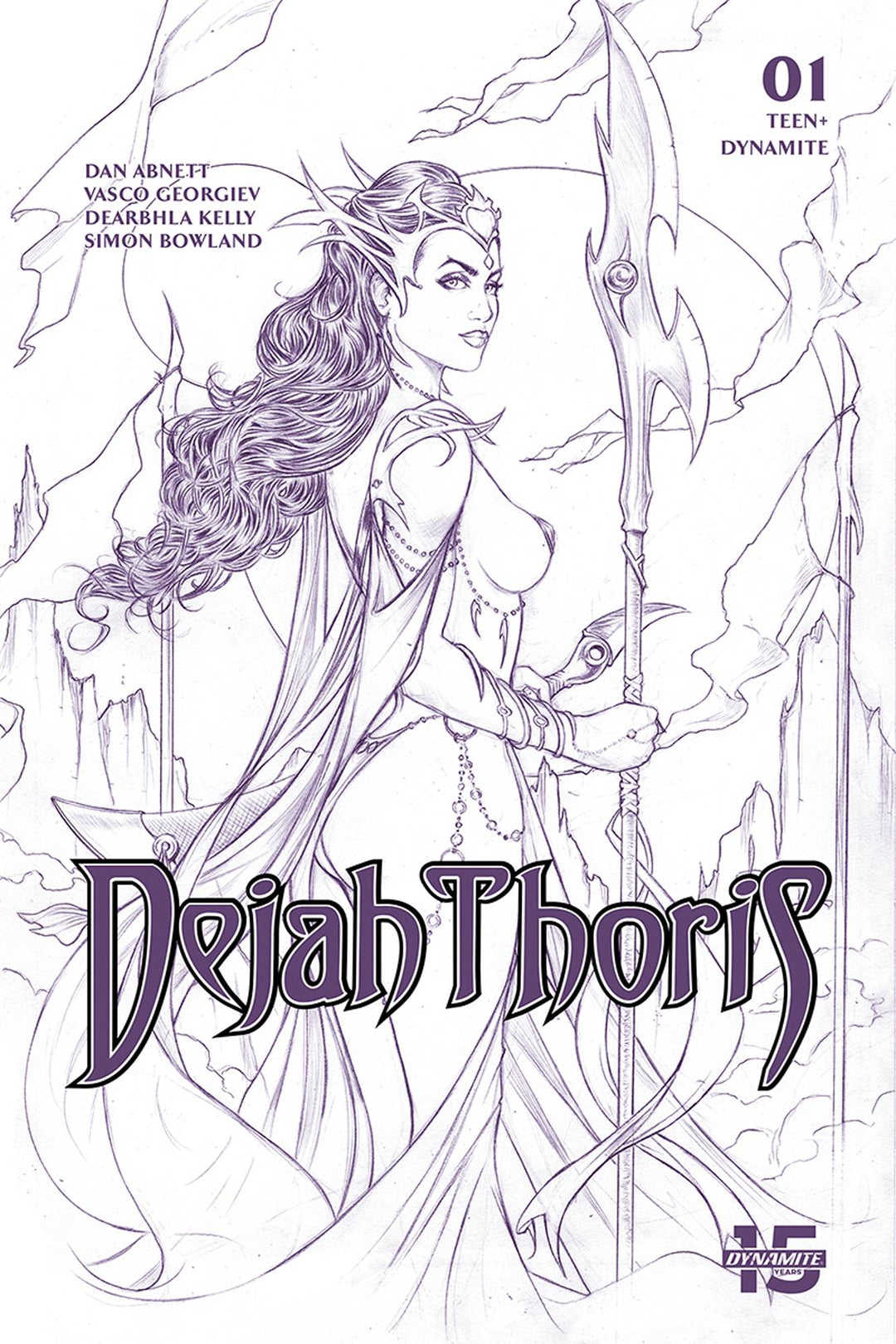 Dejah Thoris (2019) #1 1:15 Tucci Lines Tint Foc Variant