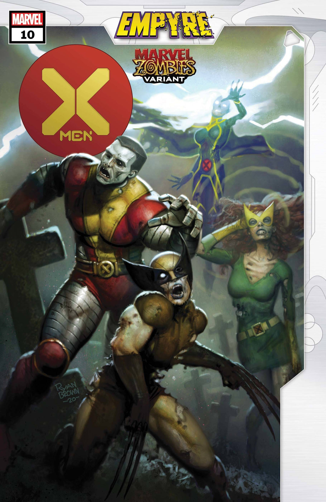 X-Men #10 Brown Marvel Zombies Variant