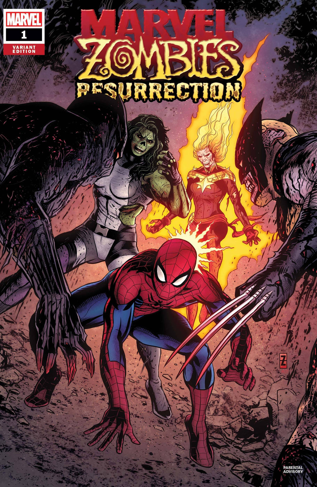 Marvel Zombies Resurrection #1 (Of 4) Zircher Variant