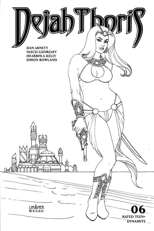 Dejah Thoris (2019) #6 20 Copy Linsner B&W Variant