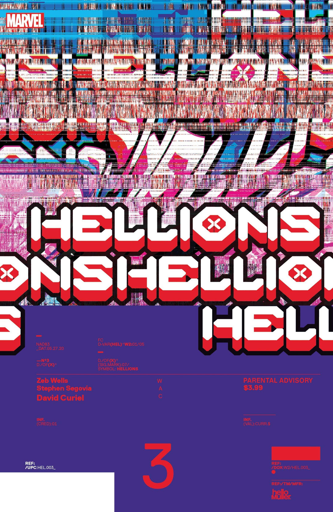 Hellions #3 Muller Design Variant