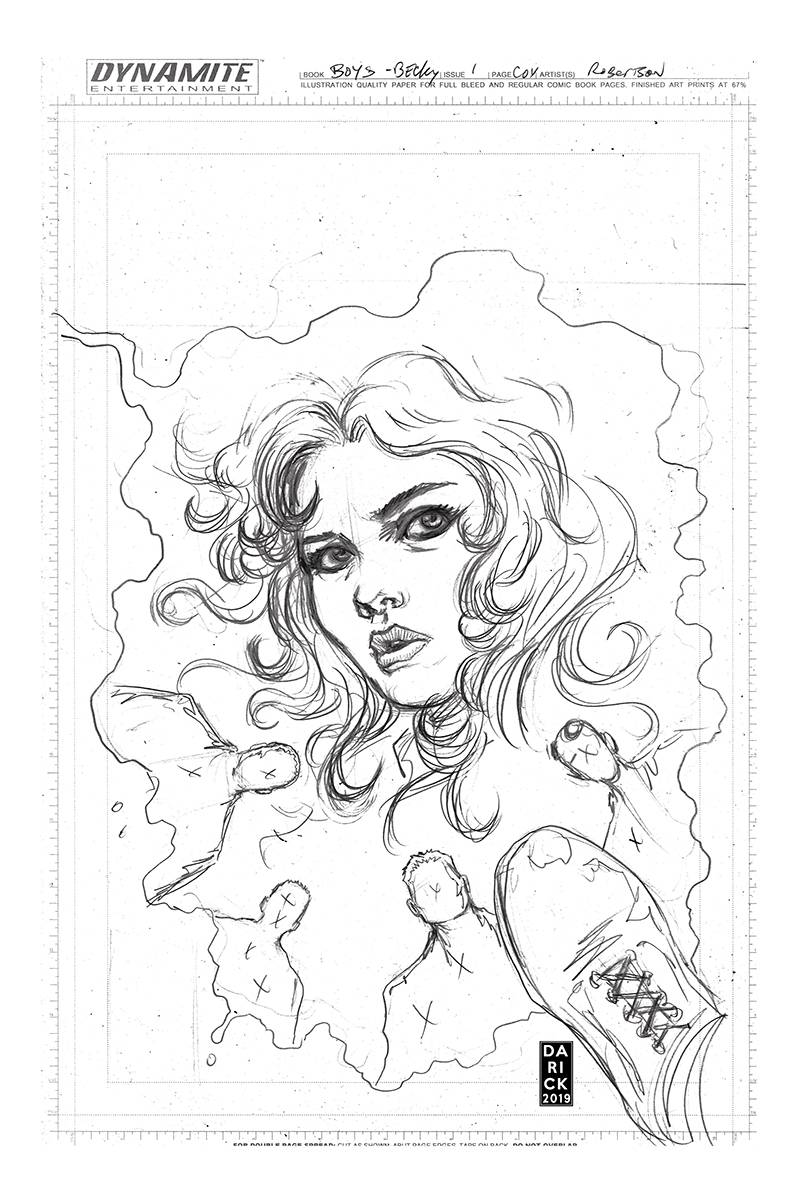 Boys Dear Becky #1 1:10 Robertson Pencils Foc Variant