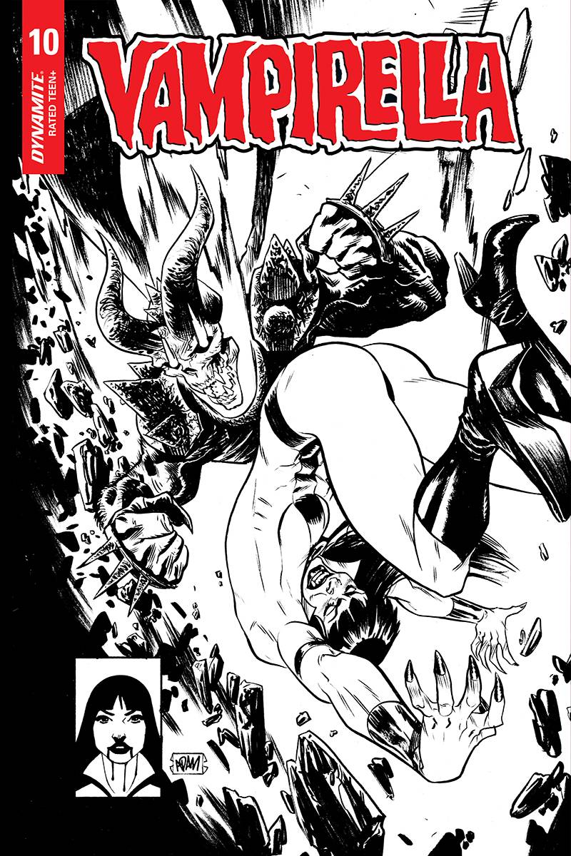 Vampirella #10 25 Copy Gorham Homage B&W Foc Variant