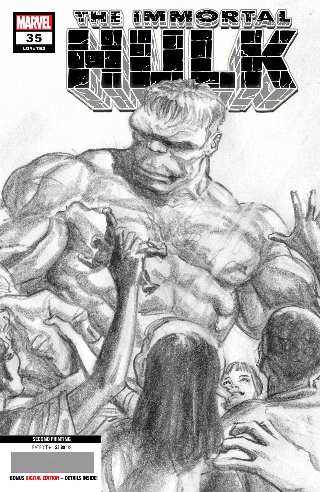 Immortal Hulk #35 2Nd Print Alex Ross Variant