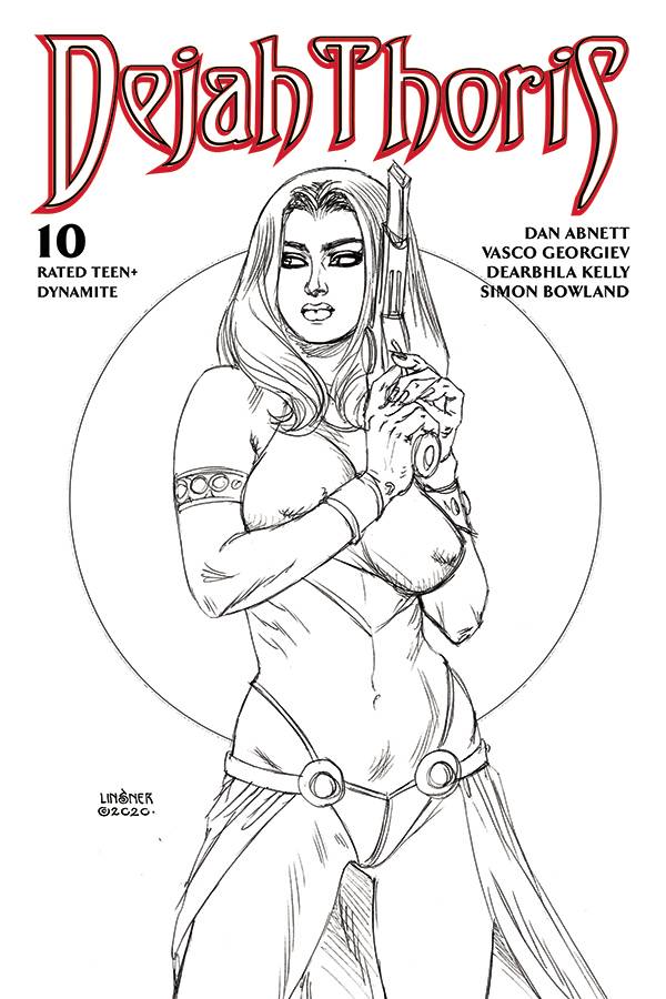 Dejah Thoris (2019) #10 1:20 Linsner B&W Variant