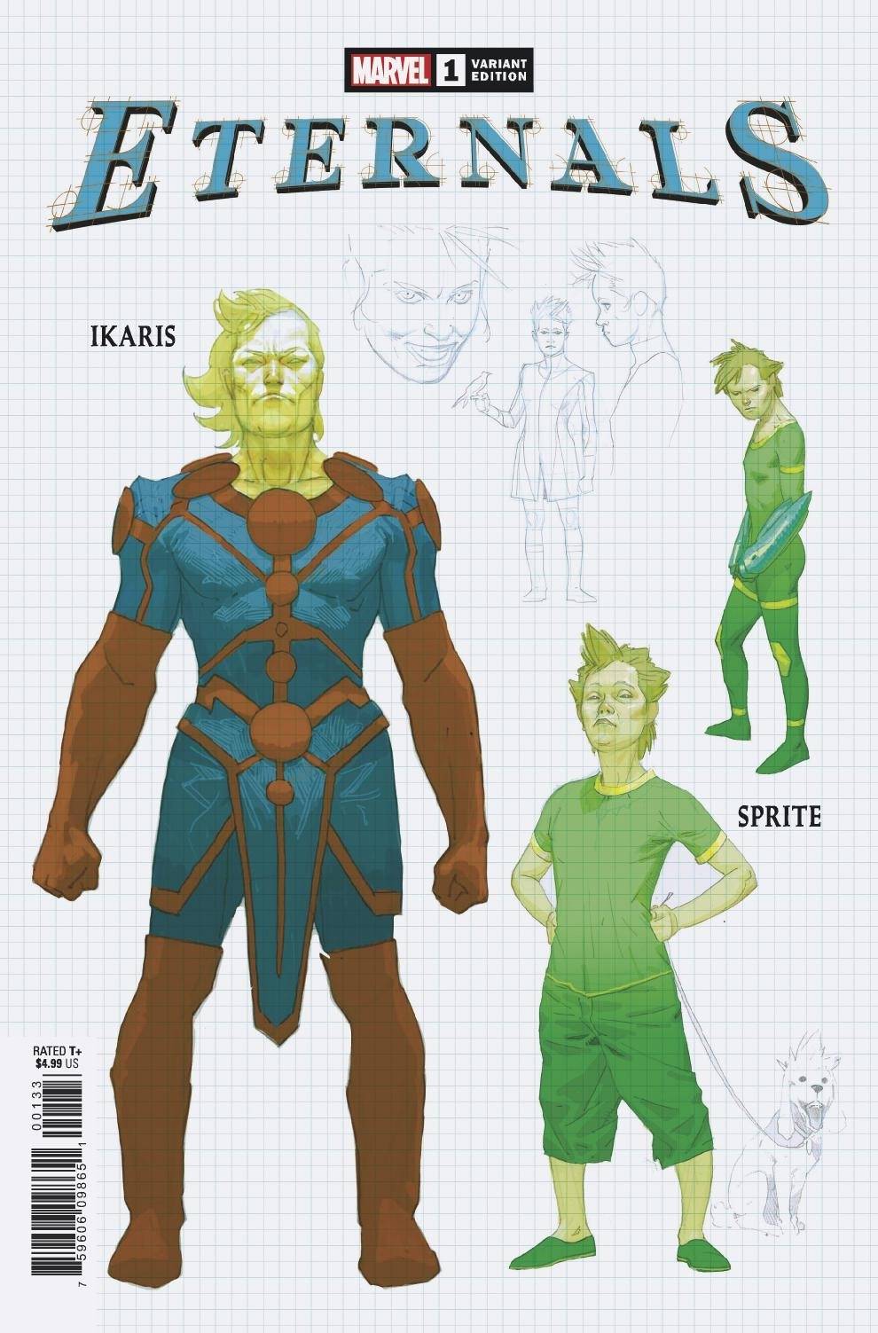 Eternals #1 Ribic Design Variant