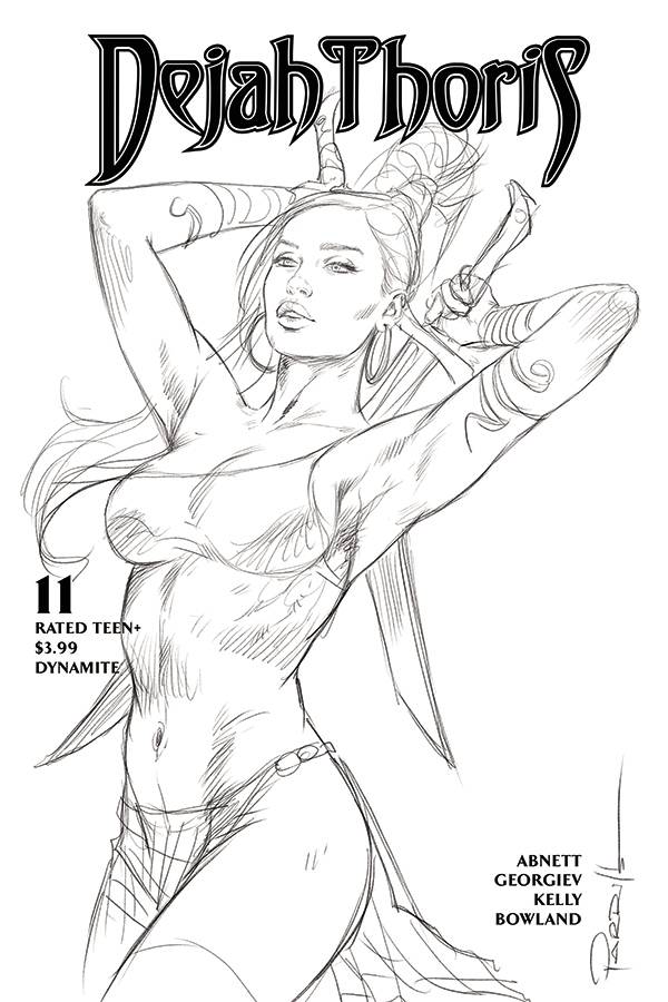 Dejah Thoris (2019) #11 1:10 Parrillo B&W Variant