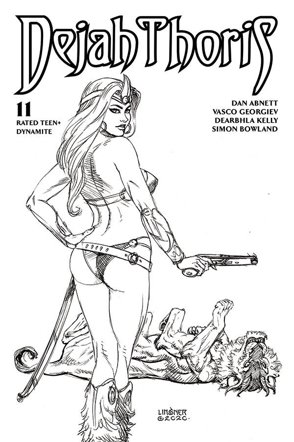 Dejah Thoris (2019) #11 1:20 Linsner B&W Variant