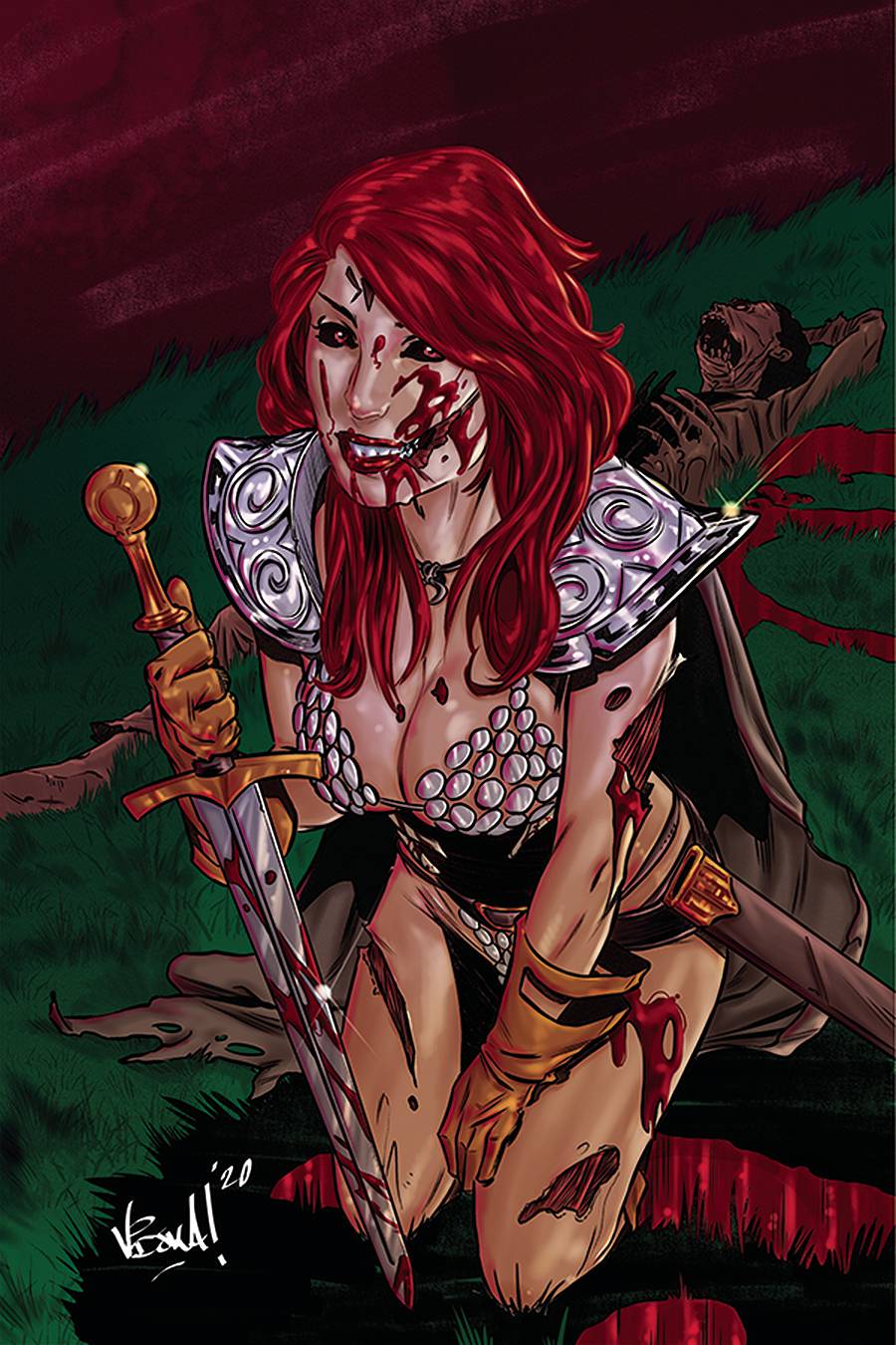 Red Sonja The Superpowers #1 1:20 Federici Virgin Variant