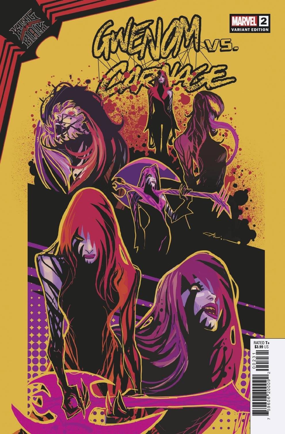 King In Black Gwenom Vs Carnage #2 (Of 3) 1:10 Flaviano Design Variant