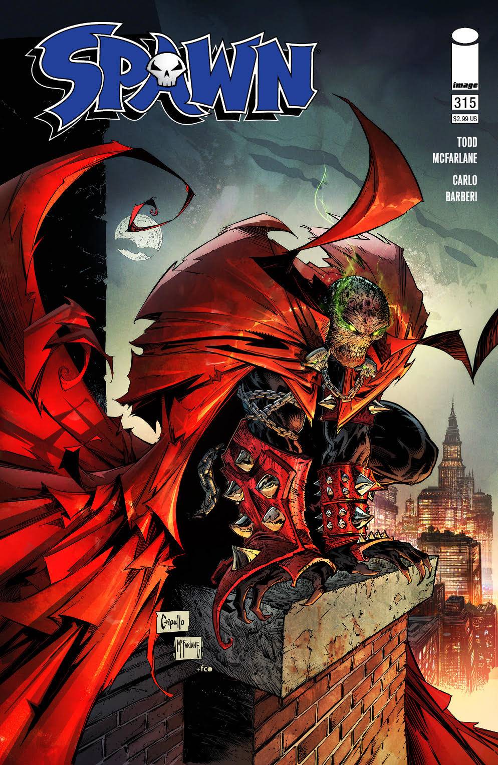 Spawn #315 Cover B Capullo & Mcfarlane