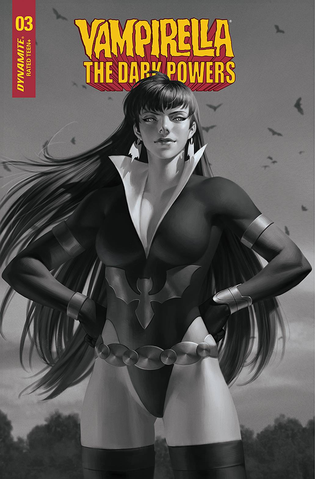 Vampirella Dark Powers #3 1:30 Yoon B&W Variant