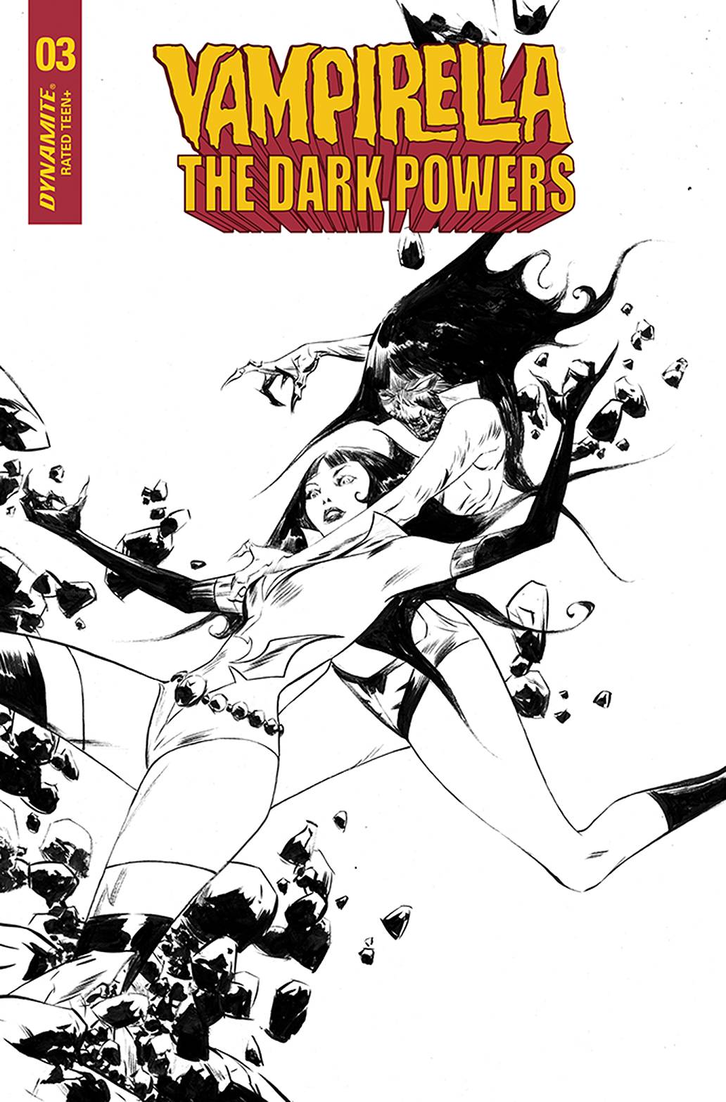 Vampirella Dark Powers #3 1:40 Lee B&W Variant