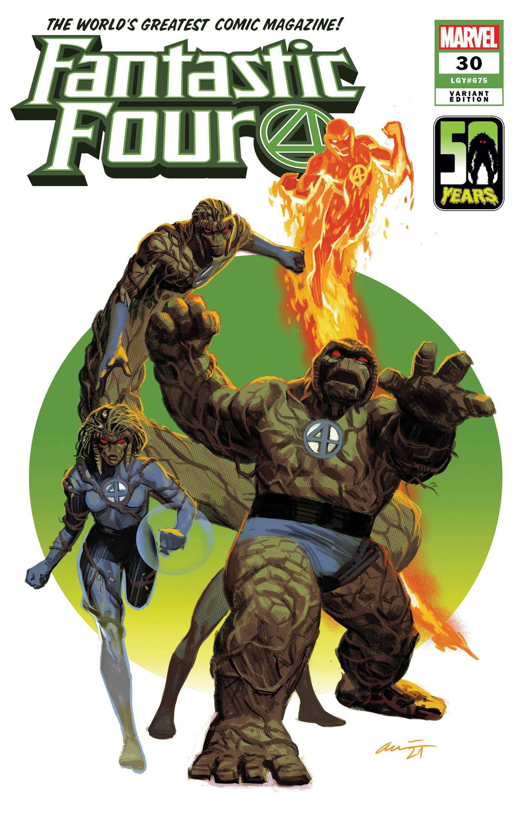 Fantastic Four #30 Acuna The Thing-Thing Variant Kib