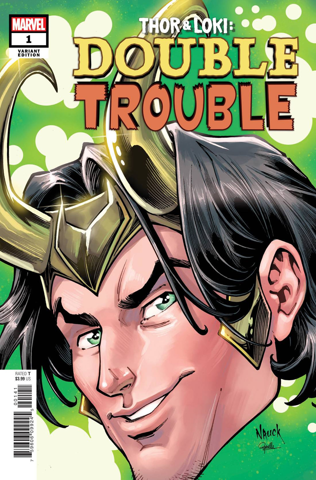 Thor And Loki Double Trouble #1 (Of 4) Nauck Headshot Variant