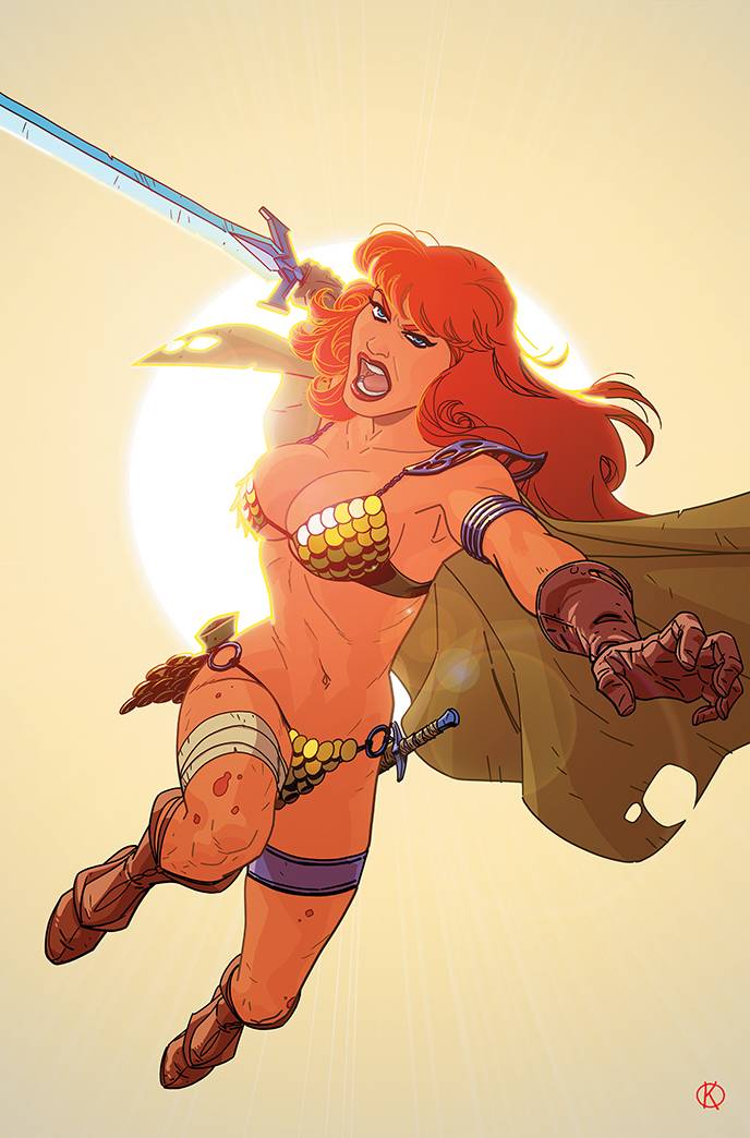 Red Sonja The Superpowers #4 1:25 Kano Virgin Variant