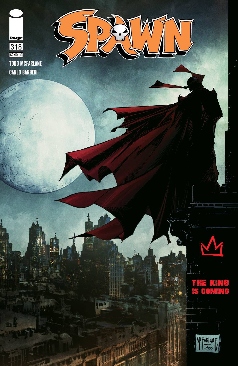 Spawn #318 Cover B Mcfarlane