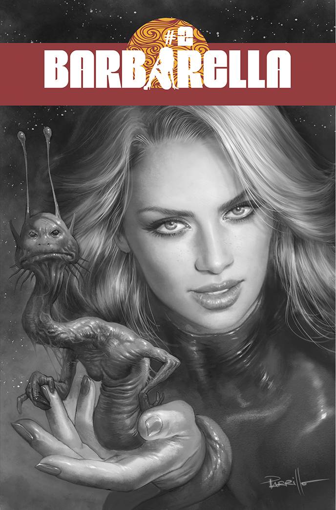 Barbarella #2 Cover H 25 Copy Variant Parrillo B&W