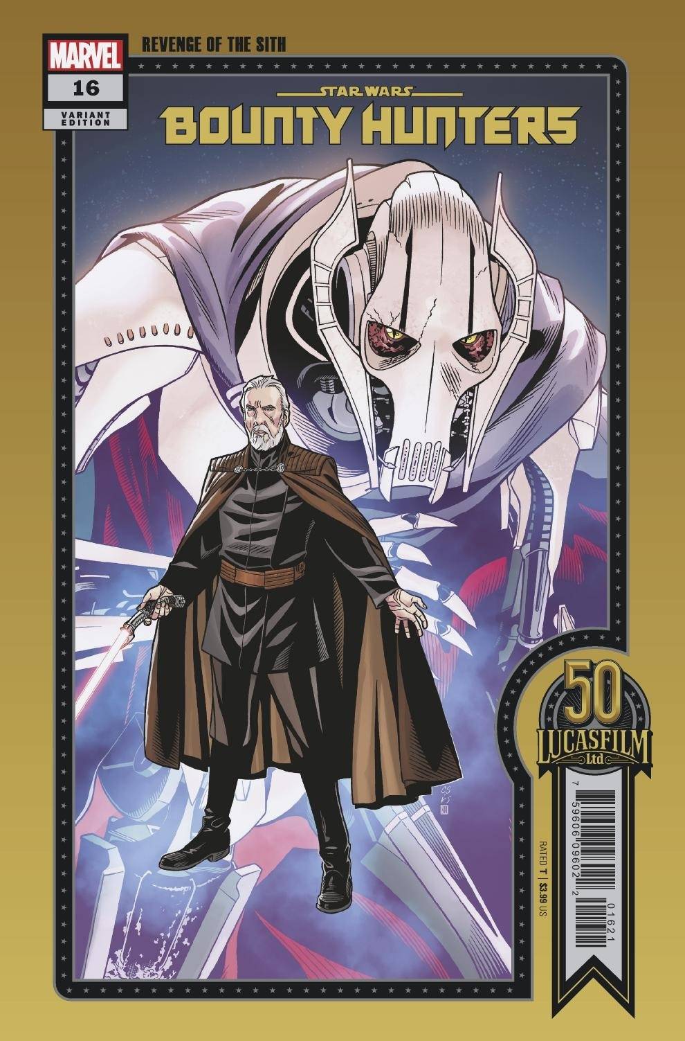 Star Wars Bounty Hunters #16 Sprouse Lucasfilm 50Th Variant Wobh