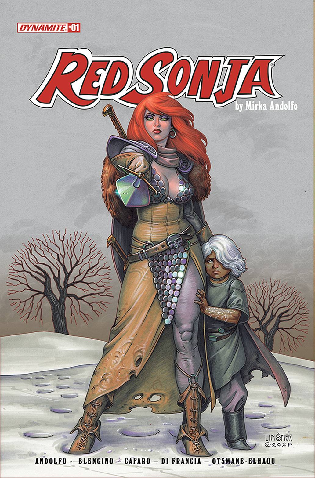 Red Sonja (2021) #1 Cover C Linsner